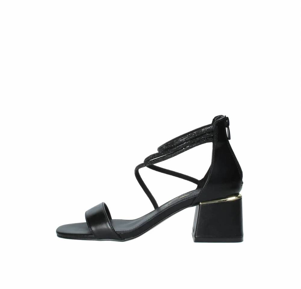 NEW EXE women's carmen heeled sandals in black